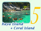 Raya Island + Coral Island