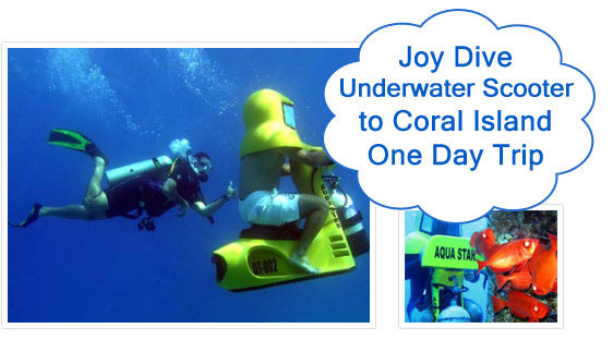 Joy Dive Underwater Scooter to Coral Island One Day Trip