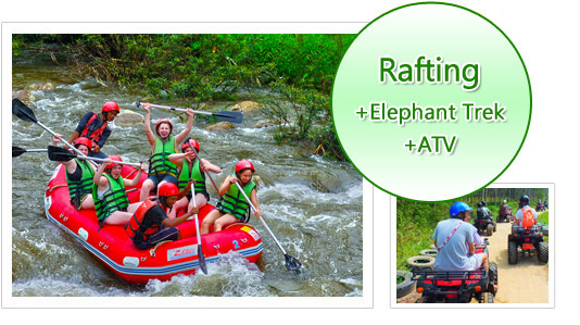 Rafting ATV Elephant Trek