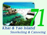 Khai and Yaow Island Snorkeling and Canoeing