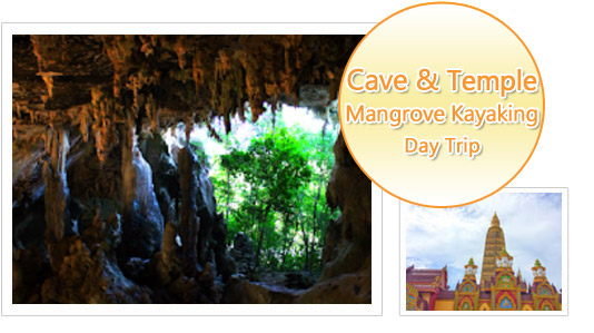 Cave, temple and mangrove kayaking
