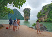 Sunset at Phang Nga Bay