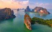 Sunset at Phang Nga Bay