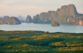 Sunset at Phang Nga Bay