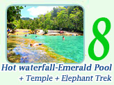 Hot Spring Waterfall Emerald Pool Tiger Cave Temple