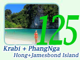 Krabi Hong Island and PhangNga Jamesbond Island