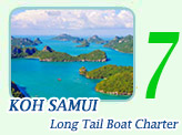 Long Tail Boat Charter Koh Samui