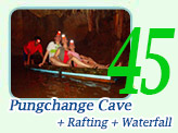 Pungchang Cave Rafting Waterfall