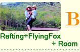 Rafting Flying Fox + Room